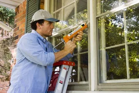 HVAC Efficiency O'Fallon Illinois Sealing Window